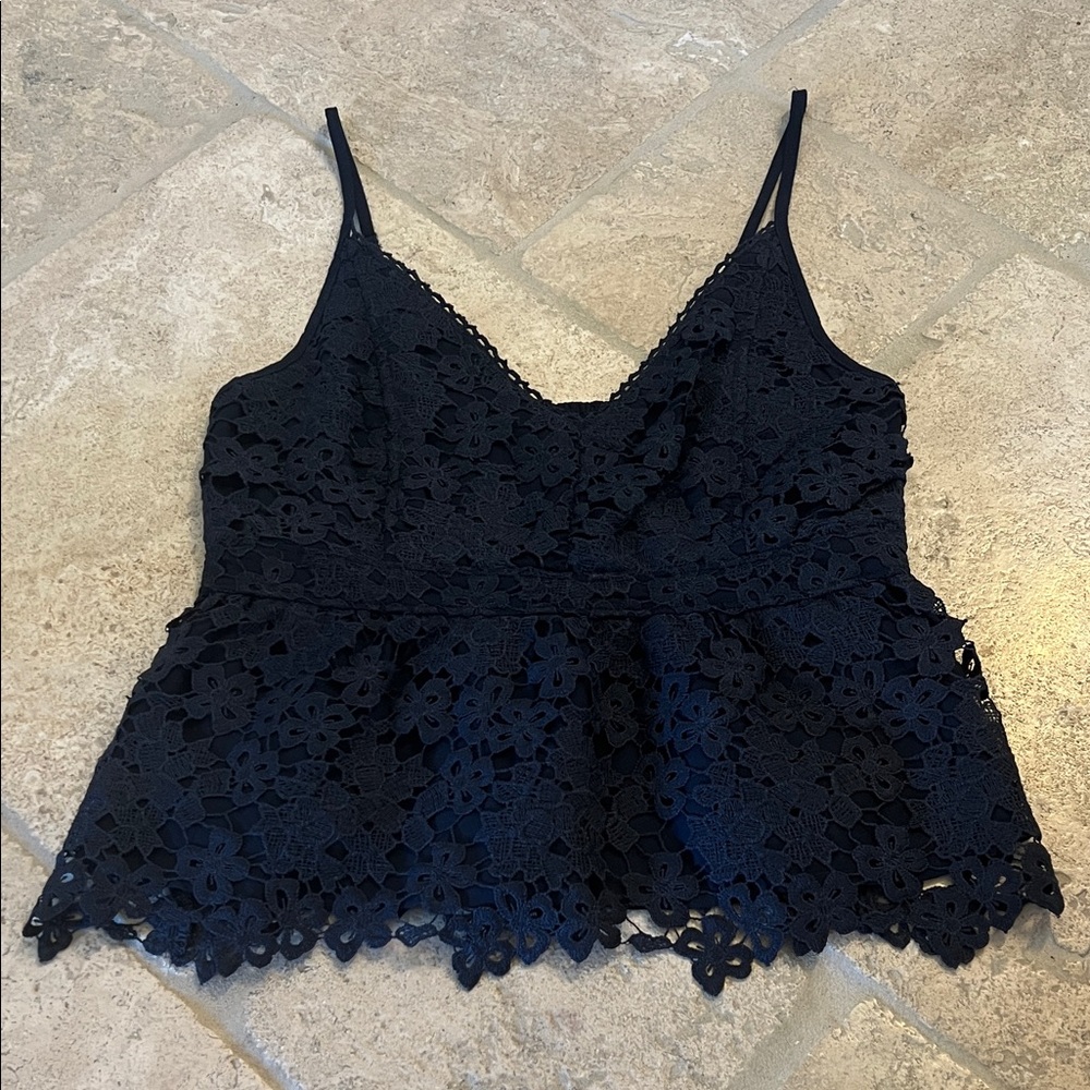 Abercrombie lace tank top